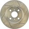 Centric Parts Sport Slotted Brake Rotor, 126.44046Sr 126.44046SR - alternate 3